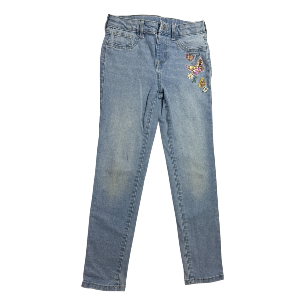 Girls Jumping Beans Embellished Straight Leg Jeans Girls Size 10